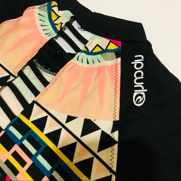Rip Curl Rash Guard Shirt Junior Size XS Multicolor - Picture 3 of 6